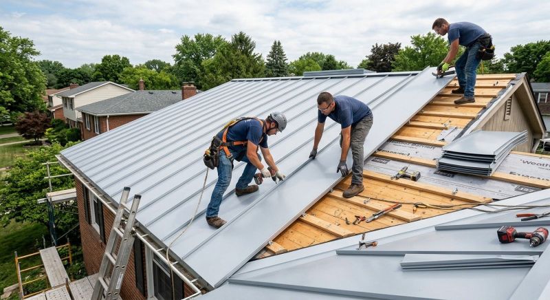 Aluminum Roof Installation in Ossipee, NH
