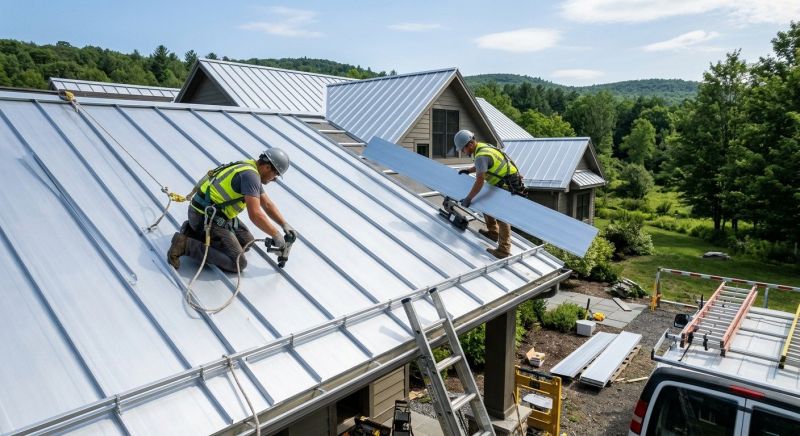 Aluminum Roof Installation in Wolfeboro, NH