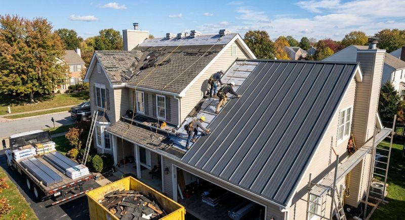 Aluminum Roof Replacement in Carroll County, NH
