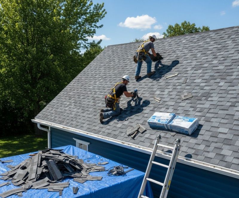 Asphalt Roof Replacement in Ossipee, NH
