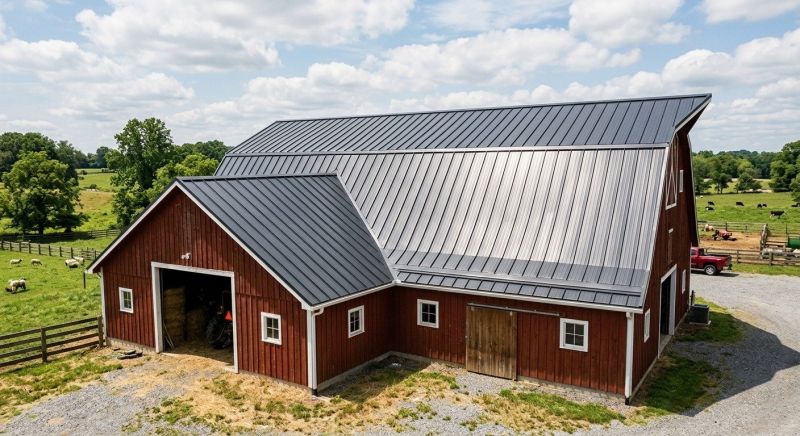 Barn Roof Replacement in Canterbury, NH