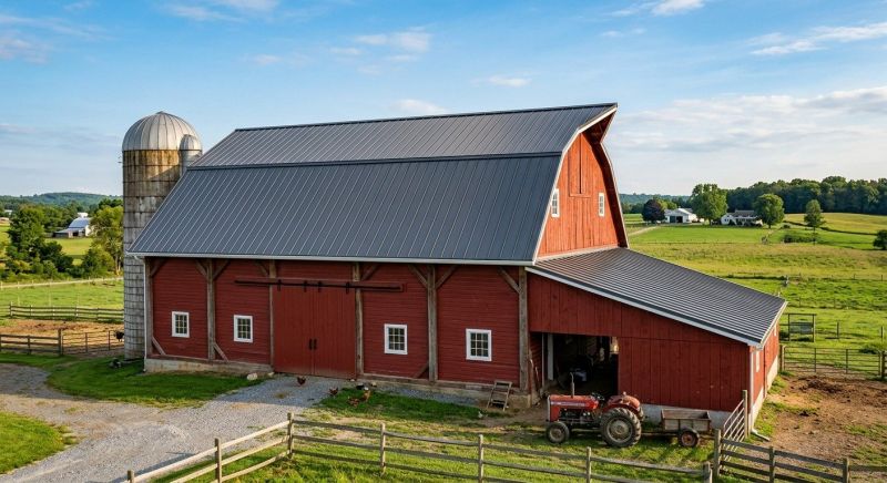 Barn Roof Replacement in Laconia, NH