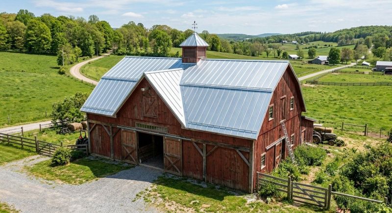 Barn Roof Replacement in Ossipee, NH