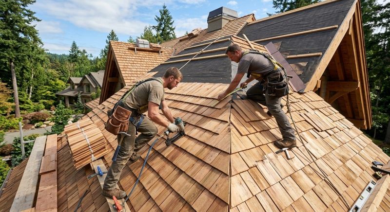 Cedar Roof Construction in Moultonborough, NH