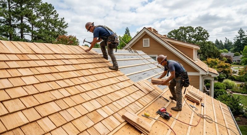 Cedar Roof Installation in East Wakefield, NH