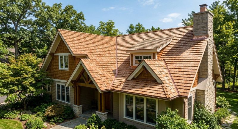 Cedar Shake Roof Construction in Center Barnstead, NH