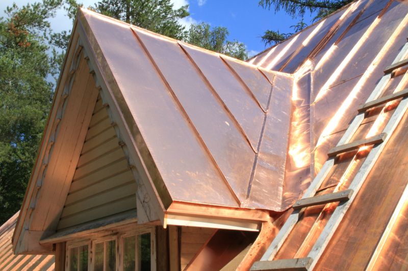 Copper Roof Installation in Moultonborough, NH