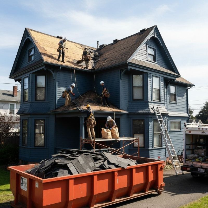 Damaged Roof Replacement in Tilton, NH