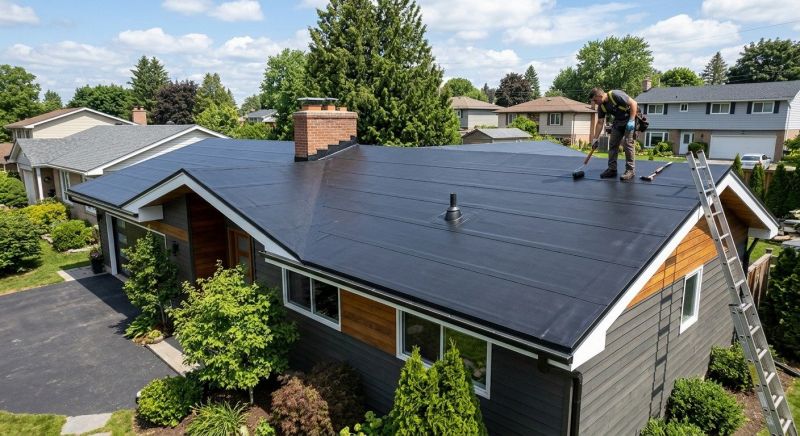 Epdm Roof Installation in East Wakefield, NH