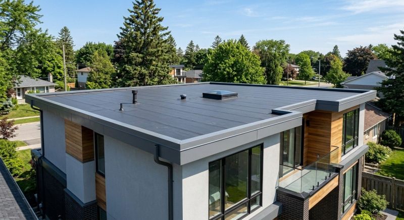 Flat Roof Construction in Moultonborough, NH