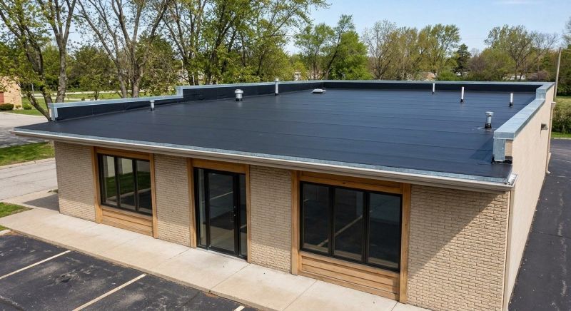 Flat Roof Installation in Meredith, NH