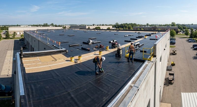 Flat Roof Installation in New Durham, NH