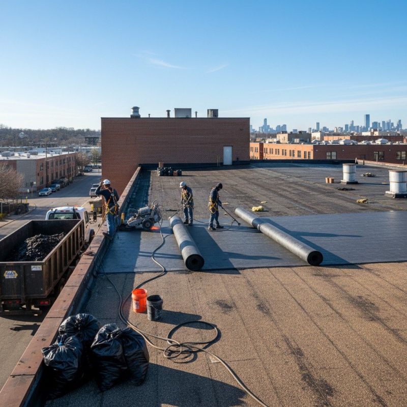 Flat Roof Replacement in New Durham, NH