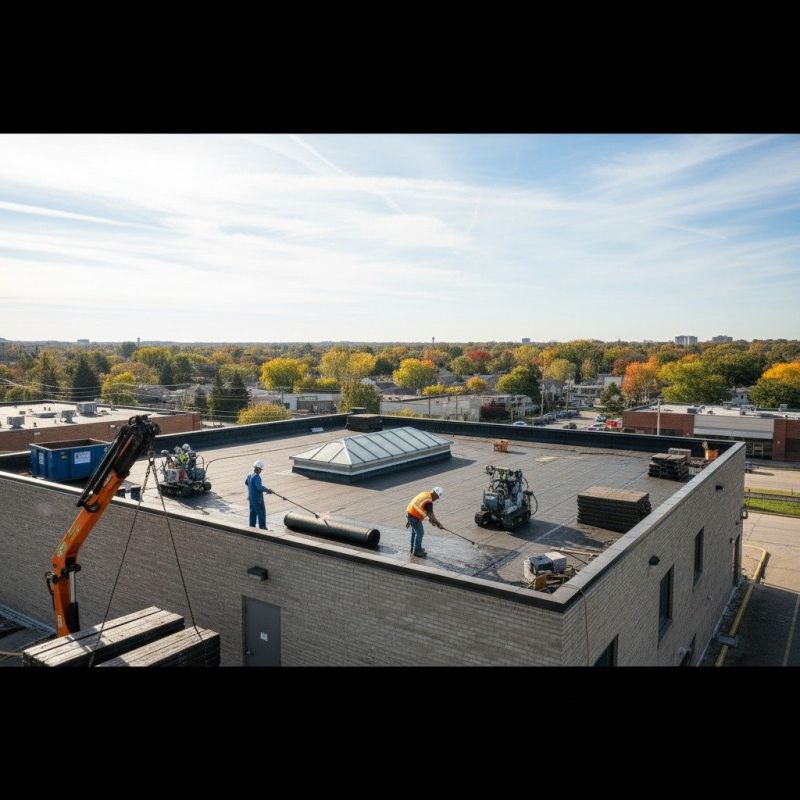 Flat Roof Replacement in Wolfeboro, NH