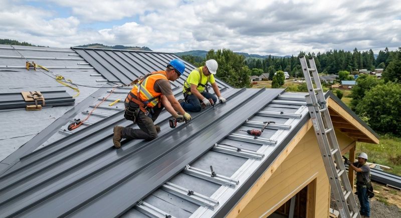 Metal Roof Installation in Belmont, NH