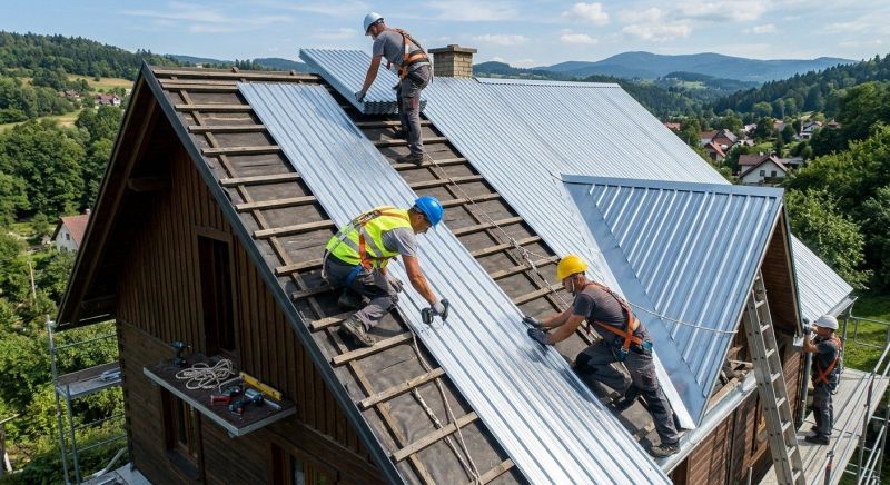 Metal Roof Installation in Center Barnstead, NH