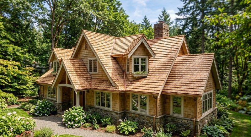 Natural Wood Roof Installation in Moultonborough, NH