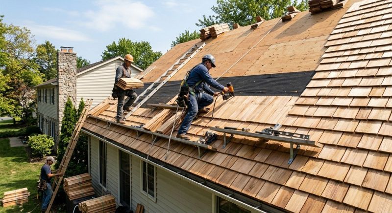Shake Roof Replacement in Conway, NH