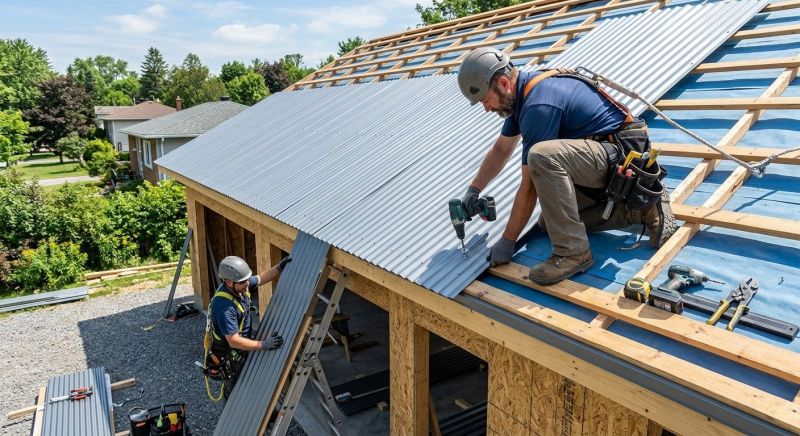 Sheet Roofing Installation in Moultonborough, NH