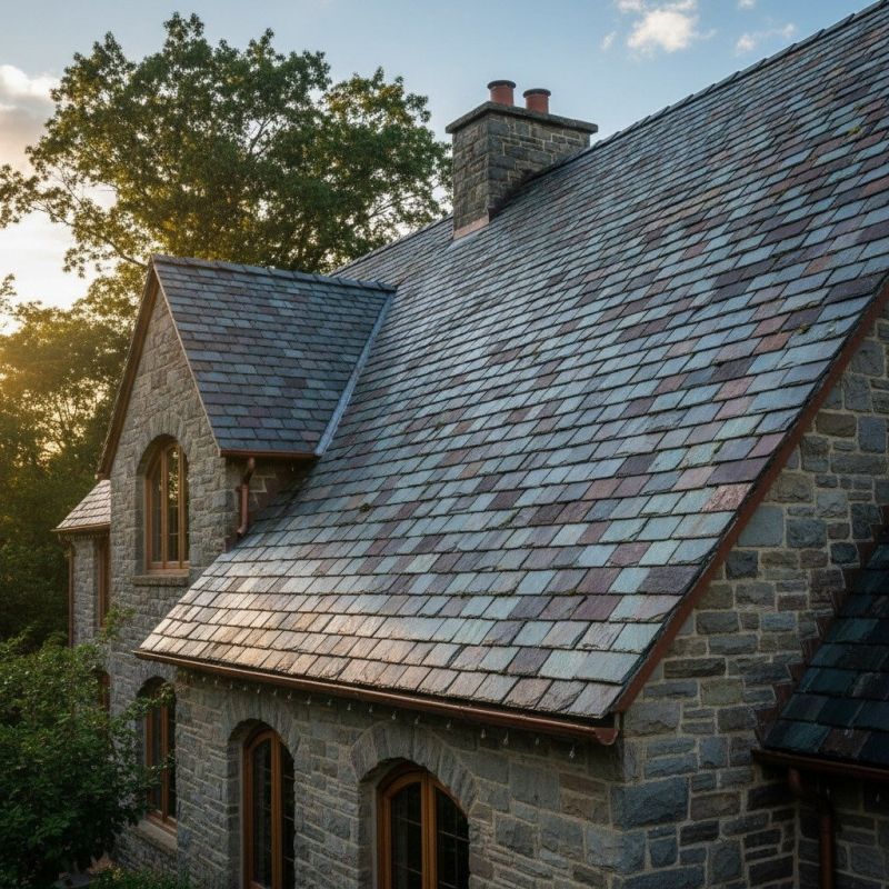 Slate Roof Replacement in Canterbury, NH
