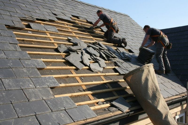 Slate Roof Replacement in Center Barnstead, NH