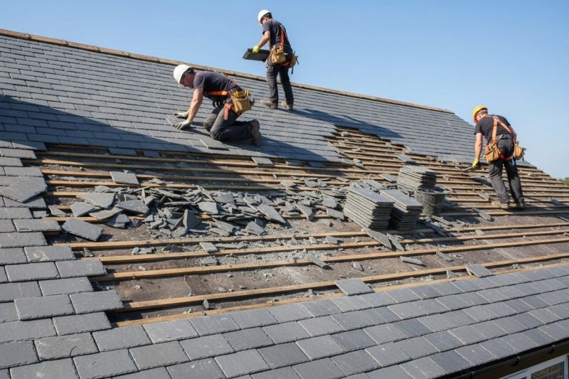 Slate Roof Replacement in Moultonborough, NH