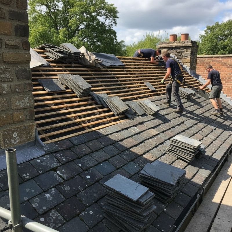 Slate Roof Replacement in Moultonborough, NH