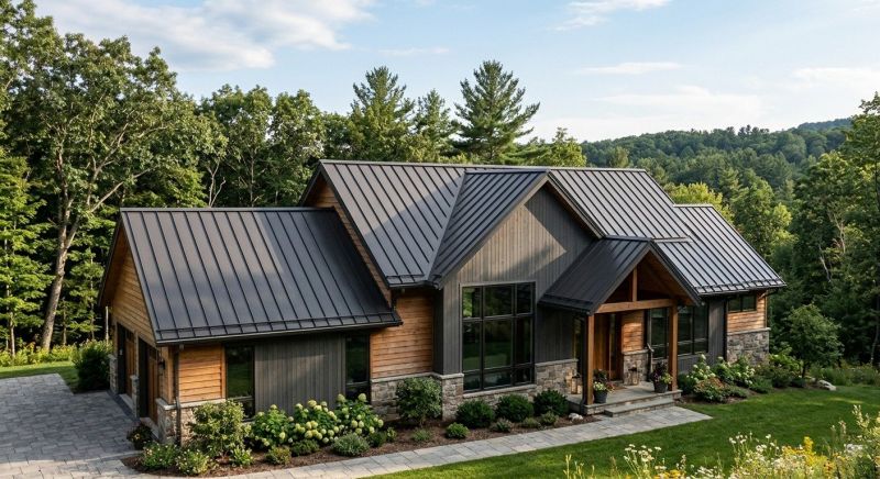 Steel Roof Replacement in Canterbury, NH