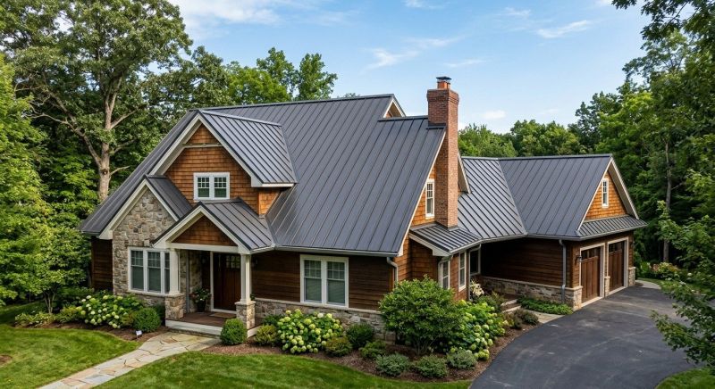 Steel Roof Replacement in Plymouth, NH
