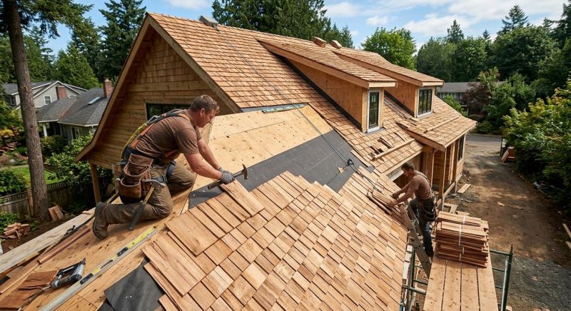 Wood Roofing Installation in Acton, ME