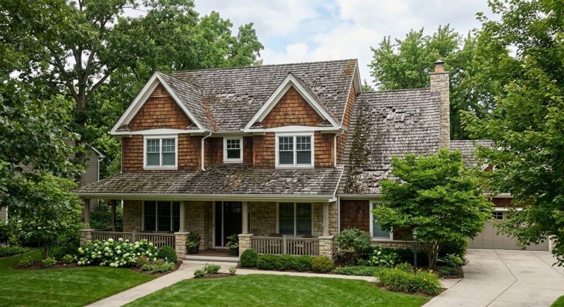 Wood Shake Roof Replacement in Wolfeboro, NH